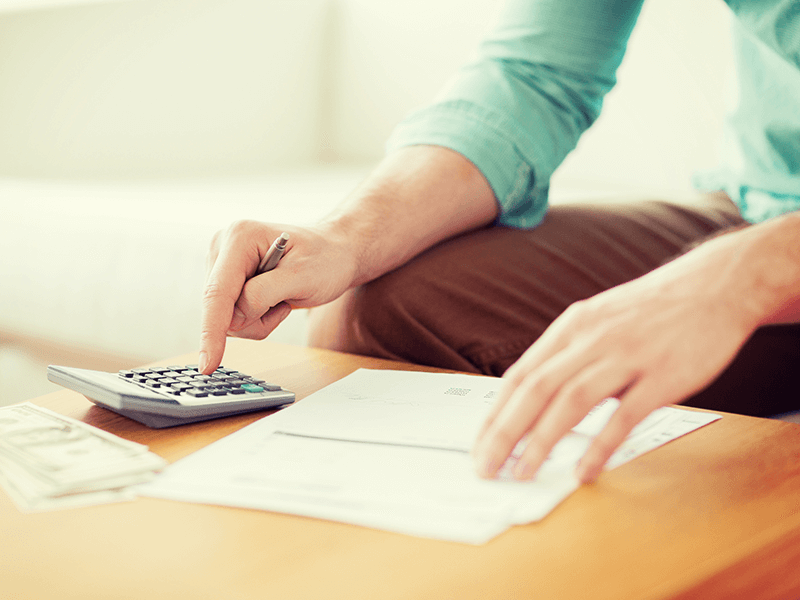 素材_電卓_書類