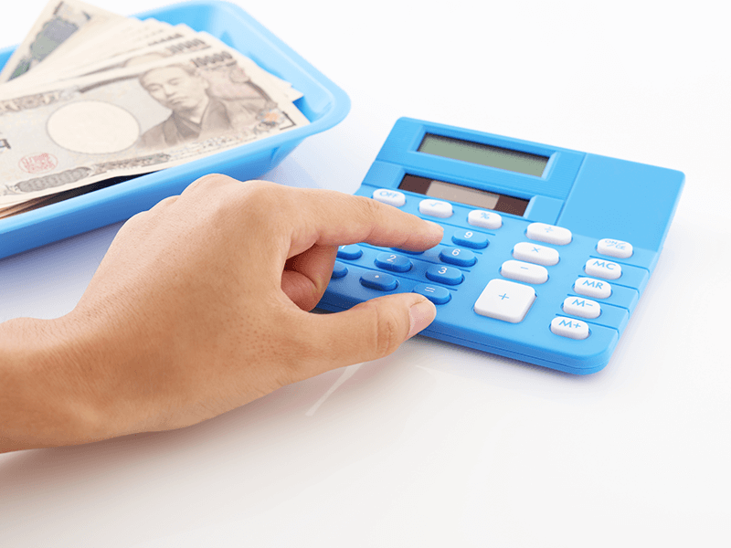 素材_電卓_お金